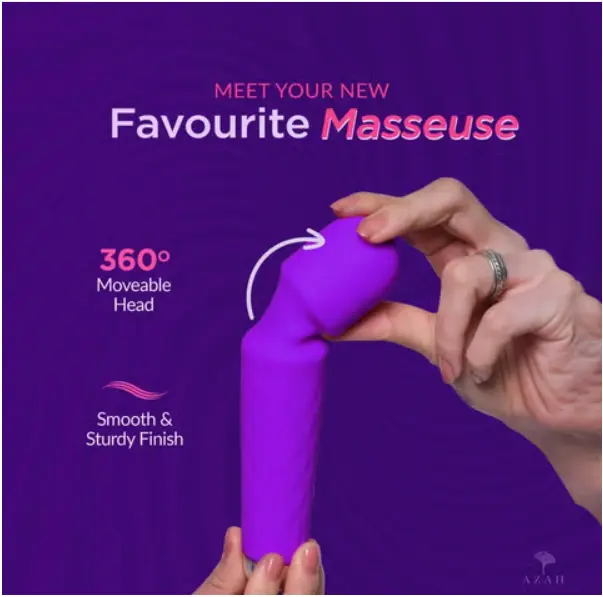 Premium Silicone Personal Massager for Women – Rechargeable Wand Massager thumbnail 4