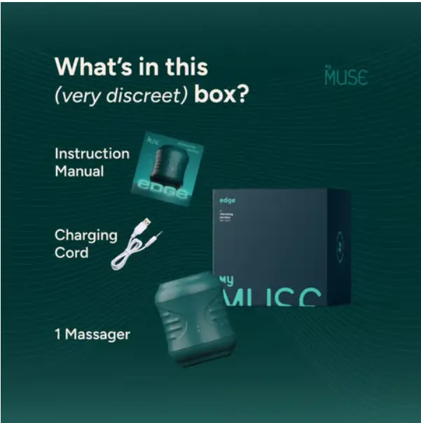 MyMuse Edge Lifelike Vibrating Stroker Personal Massager for Men thumbnail 3