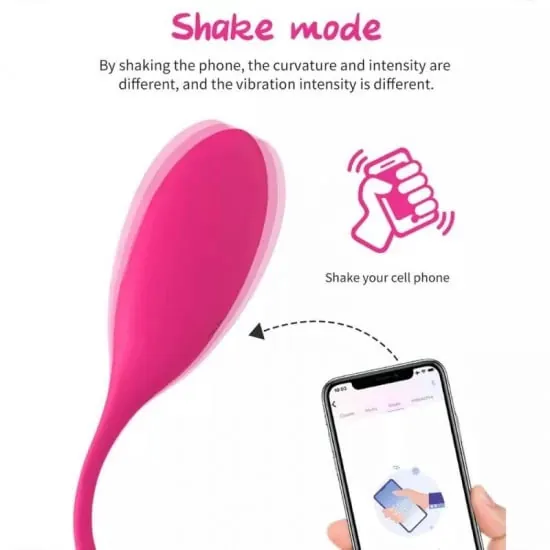 Rechargeable Silicone Whale Egg Vibrator App Remote Control thumbnail 6