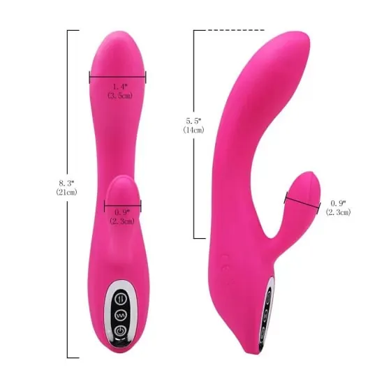 Rechargeable Silicone Rabbit Vibrator Woman Vibrator Clitoral Stimulator Waterproof Adult Sex Toy thumbnail 6